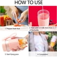 thumbnail image 4 of Fiogavroetic Portable Blenders 350ml Size Eletric USB Juicer Cup, Fruit,, Baby Food Mixing Machine With Updated 2 Blades on Clearance, 4 of 6