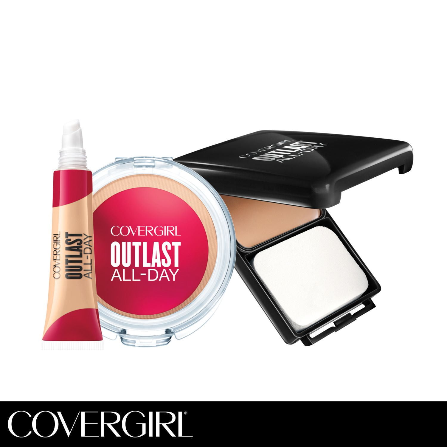 COVERGIRL Fond de teint liquide 3-en-1 Outlast Extreme Wear, sans huile ni parfum, hypoallergénique, texture légère, fini mat