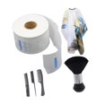 thumbnail image 1 of HILABEE Salon Barber Cape Set Barber Accessories Neck Duster Brush Barber Neck Paper, 1 of 9
