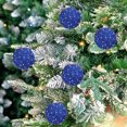thumbnail image 4 of Meitianfacai Exquisite Christmas Ball Creatives Design Holiday Party Venue Decorations Christmas Tree Hanging Decorations Gift Ball, Blue, 4 of 6