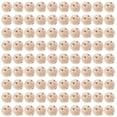 thumbnail image 1 of SHISUYAN 100pcs Round Wood Bead DIY String Bead Accessory Laughing Face Wood Bead (22mm), 1 of 8