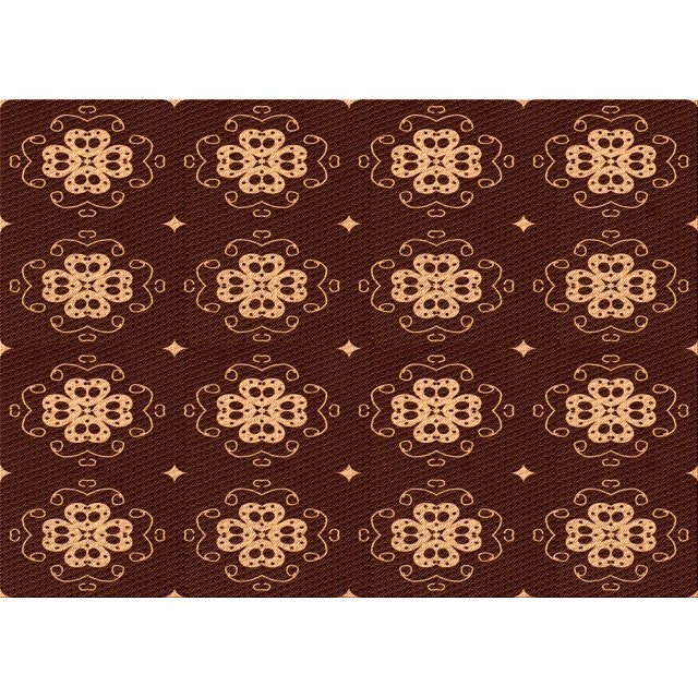 Ahgly Company Tapis Rectangulaire Lavable en Machine Rouge Transitionnel, 7 Pieds x 10 Pieds