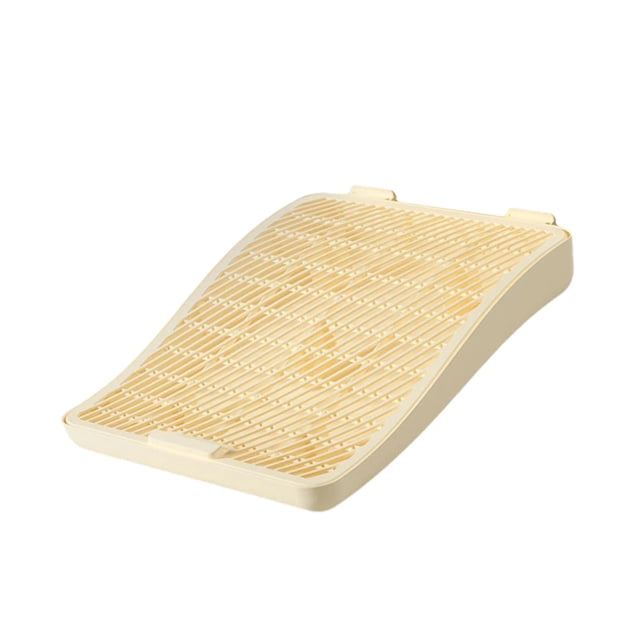 Milaget Cat Litter Box Mat Anti Slip Lightweight Double Layer for Kitten Indoor Cats Yellow