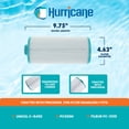 thumbnail image 3 of Hurricane Replacement Spa Filter Cartridge for PGS25P4 and Unicel 4CH-24, 3 of 8