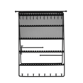 thumbnail image 4 of New Black Vertical Folding Jewelry Display Stand Foldable Earrings Necklaces Rings Jewelry Stand, 4 of 6