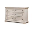 thumbnail image 1 of Pemberly Row Wood Double Dresser for Nursery in Brushed Ivory, 1 of 5