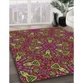 thumbnail image 3 of Ahgly Tapis Rectangulaire Lavable en Machine Intérieur Transitionnel Marron Clair, 2 Pieds x 4 Pieds, 3 of 7