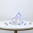thumbnail image 4 of B Lighted Wooden Village Villa House For Christmas Desktop Decoration And Holiday Display, 4 of 6