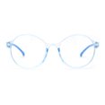 thumbnail image 3 of Child Size Round Thin Plastic 100% Blue Light Flitering Computer Glasses Blue, 3 of 4