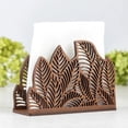 thumbnail image 2 of Desktop Ornament Floral Pattern Wood Napkin Holder for Kitchen and Dining Table Display Farmhouse Living Room Stand, 2 of 6