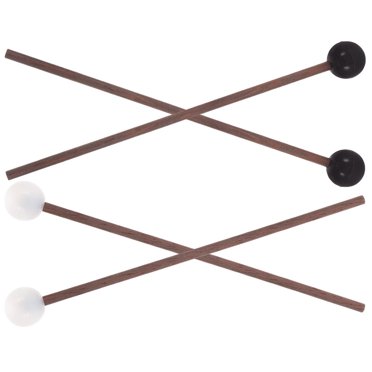 Chok4 Pcs Compact Drumstick for Percussion Instruments Portable and Small Size White