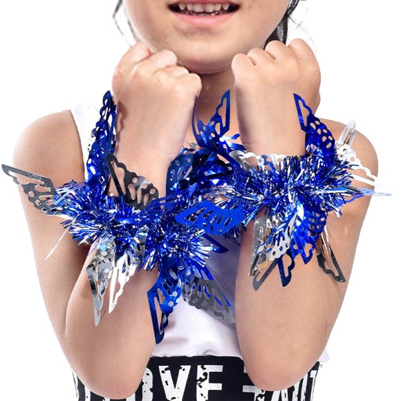 Cheerleading Children Adult Wrist Color Flower Event Sports Performance Activities Cheering Supplies Lightweight Adjustable Design Off