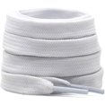 thumbnail image 1 of Solid Flat Shoelaces Hollow Thick Athletic Shoe Laces Strings 2 Pair, 1 of 7