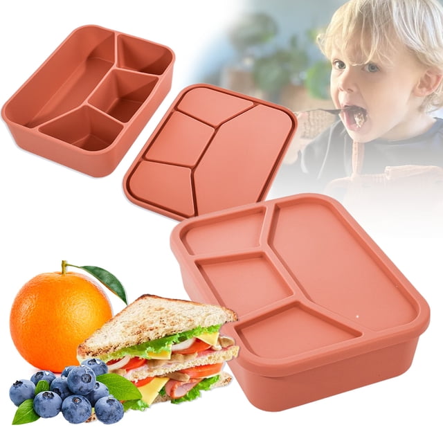 Dvkptbk Lunch Box Bento Box Adult, Plastic Lunch Box Containers for Men Women Kids, Food Storage Containers with Lids, Lunch Food Container Ideal for Meal Prep and Work