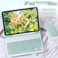 thumbnail image 2 of Case for Ipad Pro/Air3(10.5Inch) - Slim Protective Case with Apple Pencil Holder and Wireless Detachable Keyboard (Light Green), 2 of 4