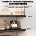 thumbnail image 4 of LSLJS Double-Tier Desktop Storage Shelf Student Desk Organizer Office Computer Desk Tiered Cabinet Clothing & Wardrobe Storage, 4 of 6