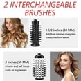 thumbnail image 4 of 3in1 Hot Air Styler Rotating Hair Dryer Brush Frizz Technology Straightening Drying Curling 3 Heat Settings 360° Rotation Interchangeable Brushes, 4 of 4