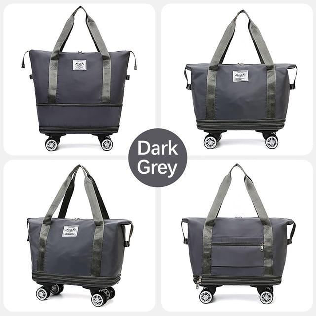 Dvkptbk Storage Universal Wheel Travel Bag, Large Capacity Folding Water-Proof Travel Bag Handbag Handbag Travel Duffel Bag Ladies Multi-Function Travel Bag Home Essentials