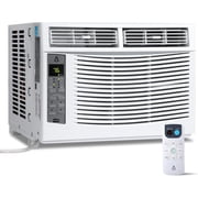 6000 BTU Window Air Conditioner with WiFi, Silent Indoor Window Air Conditioner, Cools up to 250 Sq. Ft. Energy Efficient/Remote/Application Control/Timer Function, Bedroom, Living Room
