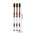 thumbnail image 3 of EGNMCR Exquisite Narrow-Headed And Gold Adult Toothbrush With Individually Packaged Soft Bristles For Home Use And Gentle Experience Manual Tooth brush, 3 of 7