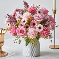 thumbnail image 1 of Boovnll Simulation Flower Table Arrangement Living Room Flower Arrangement Home Flower Arrangement Floral Art Simulation Flower Arrangement Set Simulation Rose, Home Decor, Room Decor, 1 of 8