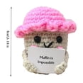 thumbnail image 2 of Novelty Funny Toy - Handmade Dolls With Positive Cards for Birthdays Cars and Home, 2 of 6