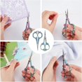 thumbnail image 3 of HLONK 2Inch Stainless Steel Scissors Silver Sewing Embroidery Scissors Small Precision Detail Scissors Vintage Shears Sharp Cutter for Fabric Paper Cutting Craft Art Work DIY Tool DIY, 3 of 9