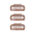 thumbnail image 2 of Clips, Différents Clips d'Utilisation Snap Peigne Matériau Durable pour Femme pour Berline Brun Clair, 2 of 8