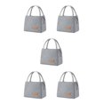 thumbnail image 2 of ZheElen Pack Lunch With Confidence Insulated Bento Bag Designed For Large Capacity Small+Grey 5Set, 2 of 6