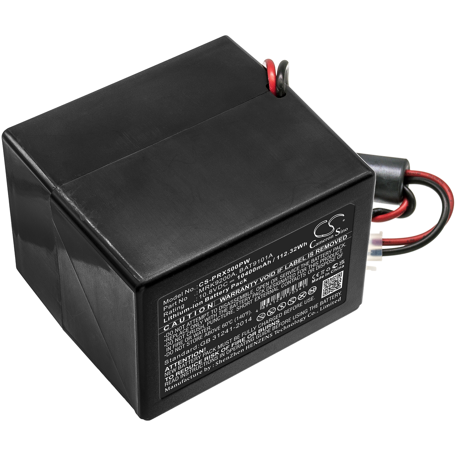 Seilylanka Lawn Mowers battery for Robomow 10400mAh 10.8V BAT9101A MRK9200A RX50