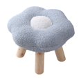 thumbnail image 4 of DOLITY Small Foot Stool Multipurpose Sofa Footstool for Living Room Porch Apartment Blue, 4 of 9