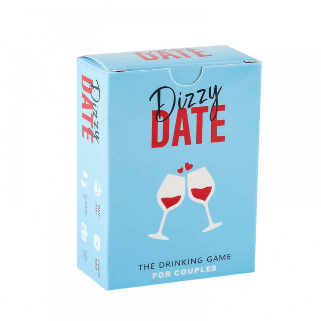 Jeu de Cartes à Boire Dizzy Date-Adult pour Couples, Soirées de Rendez-Vous, Soirées de Jeux et Fêtes.