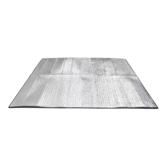 Almencla Camping Mat Aluminum Foil Sleeping Pad Thermal Lightweight Sleeping Mat Folding Insulation Tent Pad for Outdoor Travel Hiking 200cmx200cmx3.5cm