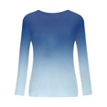thumbnail image 4 of Hauts à Manches Longues pour Femmes T-Shirt Ample Imprimé Mode pour Femmes Blouse à Manches Longues Col Rond Hauts Décontractés T-Shirts à Manches Longues pour Femmes T-Shirts Longs pour Femmes T-Shirts pour Femmes Mode, 4 of 5