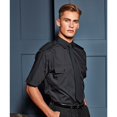 thumbnail image 2 of Premier Chemise de Travail Unie pour Homme à Manches Courtes de Pilote, 2 of 5