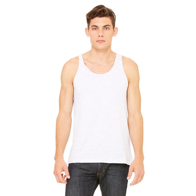 The Bella + Canvas Unisex Jersey Tank Top - ASH - 2XL