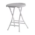 thumbnail image 2 of Folding Stool High Stool Camp Stool Furniture Round Stool Camping Chair Foldable gray, 2 of 9