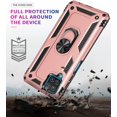 thumbnail image 5 of Samsung Galaxy A53 5G Case with Screen Protector,Ring Kickstand Military Grade Protective Shockproof Armor Dual Layer Protection Defender Back Cover Phone Case for Galaxy A53 5G - Rose Gold, 5 of 5