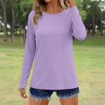 thumbnail image 1 of Ailaofu Women's Sun Shirts Protection Rash Guard Long Sleeve Swim Shirts Quick Dry Lightweight Workout Tops, 1 of 7