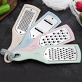 thumbnail image 2 of Stainless Steel Manual Vegetable Cutter Grater Set Kitchen Scraper and Wire Slicer for Efficient Food Preparation 4PCS, 2 of 4