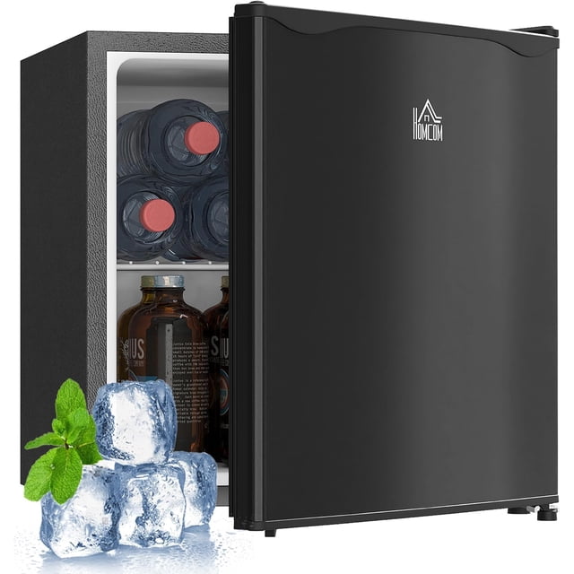 Congélateur vertical compact, 1,1 pieds cubes mini congélateur avec porte réversible, étagère amovible, température réglable pour bureau à domicile, appartement, dortoir, noir
