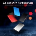 thumbnail image 5 of yeacher 2.5 Inch SATA USB 3.0 External Hard Drive Enclosure - Aluminum Alloy Case, High-Speed Transfer, Multiple Color Options (Black/Red/Blue/Silver) for Laptop & Desktop, 5 of 5