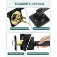 thumbnail image 4 of Poignées de Porte Mate Intérieures Carrées Leviers de Porte Intimité Mate Poignée de Porte Sans Clé Intérieure Levier Droit Moderne pour Chambre et Chambre Réversible pour Côté Droit/gauche, 4 of 8