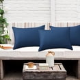 thumbnail image 4 of Housse de Coussin Rectangulaire Imperméable pour l'Extérieur, Moderne, Couleur Unie, Housse de Coussin Dossier pour Mobilier de Patio, 4 of 8