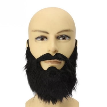 Déguisement Drôle Fête Hommes Halloween Barbe Poils du Visage Jeu de Déguisement Moustache