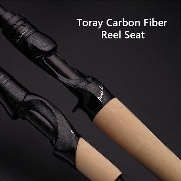 PURELURE SHARPEN Portable Casting Rod 5 Piece, 7'6''-8' Adjustable