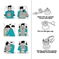 thumbnail image 4 of Inflatable Travel Pillow for Airplane inflatable Neck Air Pillow, 4 of 5
