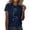Navy, variant on Women's Short Sleeve T-Shirt Clearance Sales Women's Chiffon T-Shirt Women' Cat Print Shirt Short Sleeve Round Neck T Shirt Fashion Top Lightweight Soft Casual Summer Clothing Clothes