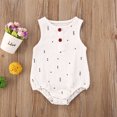thumbnail image 2 of EYIIYE Unisex Baby Sleeveless Romper Linen Romper Jumpsuit Summer Clothes, 2 of 6