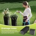thumbnail image 2 of GloryStar Decorative Tall Planters for Outdoors, Large Set of 2 Plant Pots with Drainage System, Suitable for Front Porch, Patio, Garden Pathways and Backyard Areas, 2 of 6